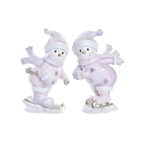 Božićni ukras DKD Home Decor Smola Snješko Bijelić (15 x 13,5 x 24,5 cm) (2 kom.) Cijena