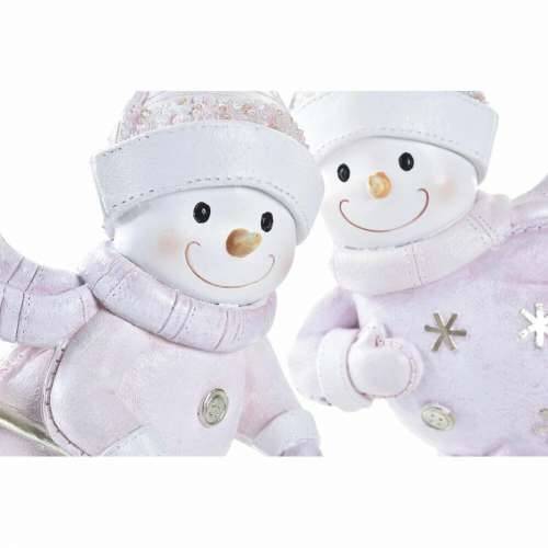 Božićni ukras DKD Home Decor Smola Snješko Bijelić (15 x 13,5 x 24,5 cm) (2 kom.) Cijena