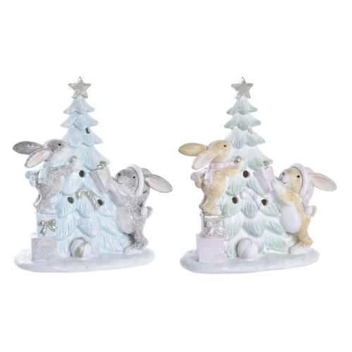 Božićni ukras DKD Home Decor drvo Smola (13,5 x 8 x 16 cm) (2 kom.) Cijena