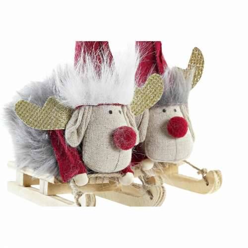 Božićni ukras DKD Home Decor Poliester Sob (15 x 5,5 x 16,5 cm) (2 kom.) Cijena