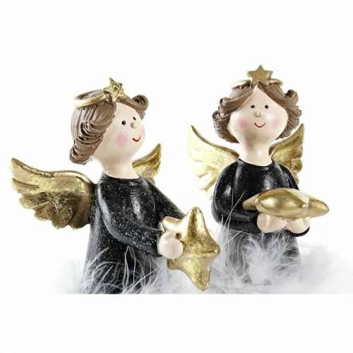 Božićni ukras DKD Home Decor Smola Anđeo (8 x 9 x 20 cm) (2 kom.) Cijena