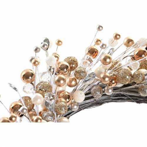 Coroană de Crăciun DKD Home Decor Metal Poliester (40 x 10 x 40 cm) (2 kom.) Cijena