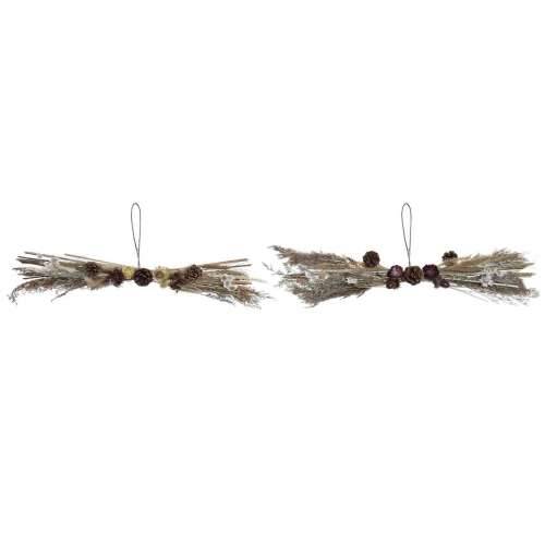 Božićni ukras DKD Home Decor Cvijet (60 x 15 x 8 cm) (2 kom.) Cijena