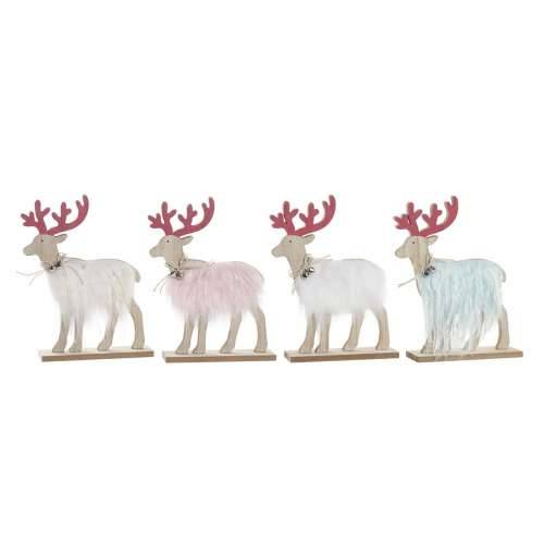 Božićni ukras DKD Home Decor Poliester MDF Sob (23 x 5 x 16 cm) (4 kom.) Cijena