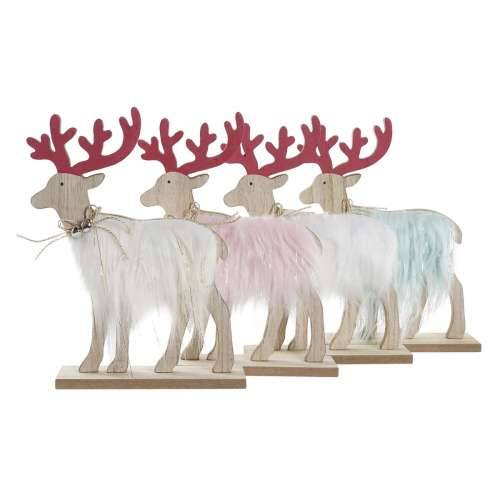 Božićni ukras DKD Home Decor Poliester MDF Sob (23 x 5 x 16 cm) (4 kom.) Cijena