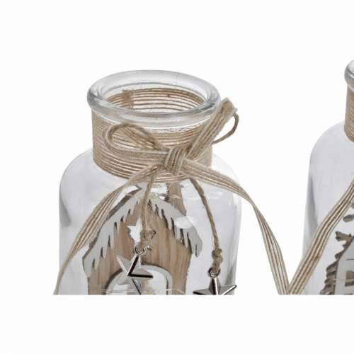 Svjetlosni ukras DKD Home Decor Crăciun Prirodno kuća (2 kom.) (9 x 9 x 17 cm) Cijena
