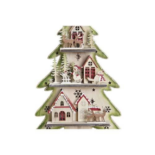 Pom de Crăciun DKD Home Decor Crvena drvo Plava Roza Drvo Zelena (23 x 9 x 47 cm) (2 kom.) Cijena