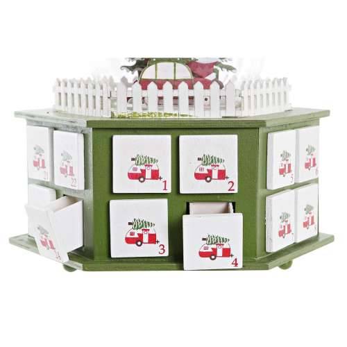 Kalendar Advent DKD Home Decor Drvo (22 x 19 x 20 cm) (2 kom.) Cijena