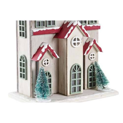 Božićni ukras DKD Home Decor kuća MDF (13 x 8 x 28 cm) (2 kom.) Cijena