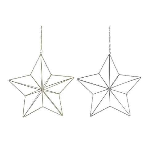 Božićni ukras DKD Home Decor Metal Zvijezda (2 kom.) (30 x 11 x 30 cm) Cijena