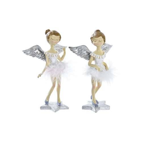 Božićni ukras DKD Home Decor Smola Anđeo (11 x 9 x 17 cm) (2 kom.) Cijena