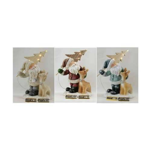 Božićni ukras DKD Home Decor Smola (18 x 11 x 23,5 cm) (3 kom.) Cijena