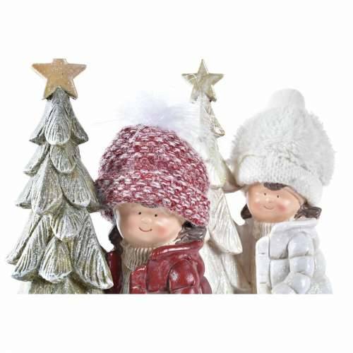 Božićni ukras DKD Home Decor Poliester Smola Šljokice djeca (17 x 11 x 27,5 cm) (2 kom.) Cijena
