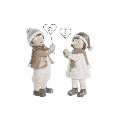 Božićni ukras DKD Home Decor Smola djeca (9 x 6 x 19,5 cm) (2 kom.) Cijena