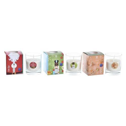 Svijeća DKD Home Decor Crăciun Djeda Mraz Drobilica za Orahe (8 x 8 x 9 cm) (3 kom.) Cijena