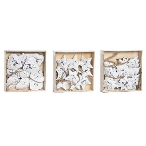 Set Božićnih Ukrasa DKD Home Decor Metal (12 x 12 x 3 cm) (3 kom.) Cijena
