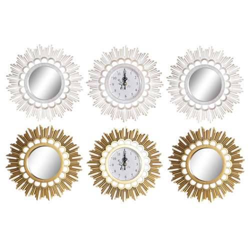 Zidni sat DKD Home Decor Ogledalo PP (25 x 2,5 x 25 cm) (2 kom.) Cijena