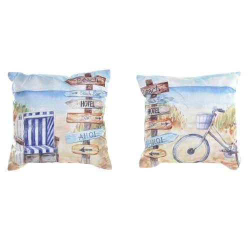 Jastuk DKD Home Decor Plaža Poliester Aluminij Pisana Mediteran (45 x 10 x 45 cm) (2 kom.) Cijena