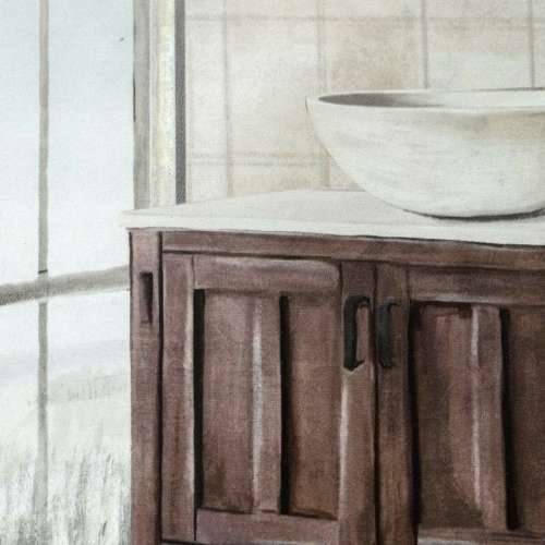 Slika DKD Home Decor Kupaonice (2 kom.) (40 x 2 x 40 cm) Cijena