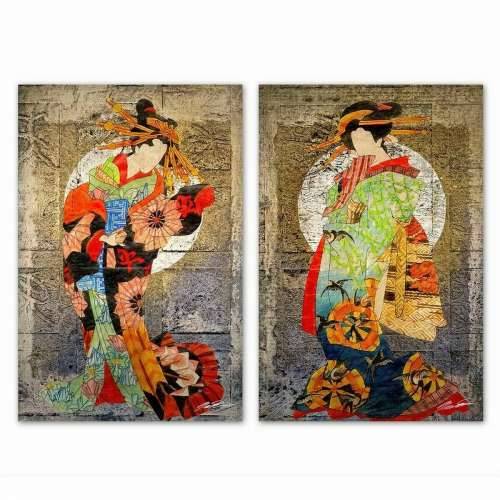 Slika DKD Home Decor Orijentalno (40 x 1,8 x 60 cm) (2 kom.) Cijena