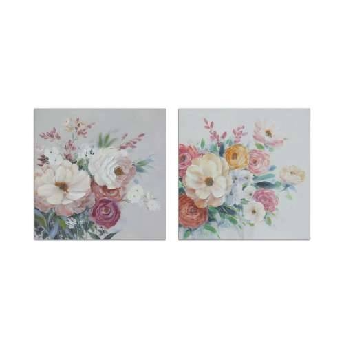 Slika DKD Home Decor Ziedi (80 x 2,8 x 80 cm) (2 kom.) Cijena