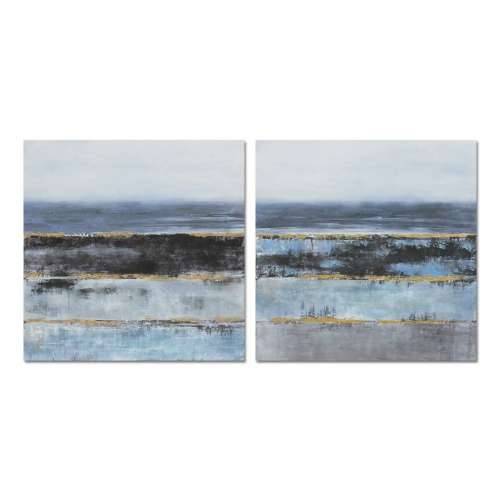 Platno DKD Home Decor Apstraktno moderan (80 x 3 x 80 cm) (2 kom.) Cijena