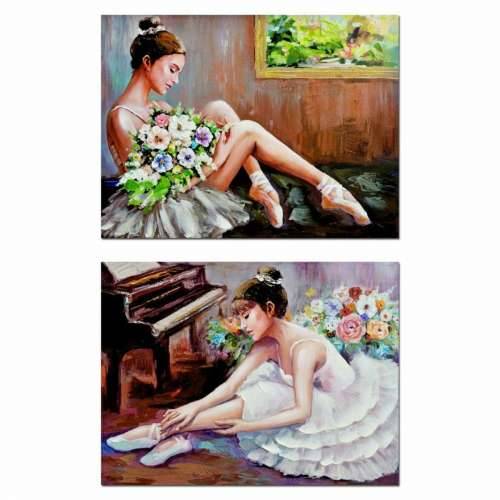 Slika DKD Home Decor (80 x 3 x 60 cm) (2 kom.) Cijena