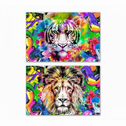 Platno DKD Home Decor Lav moderan (70 x 1,8 x 50 cm) (2 kom.) Cijena