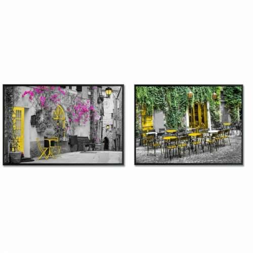 Platno DKD Home Decor Ulica (2 kom.) (73 x 3,5 x 53 cm) Cijena