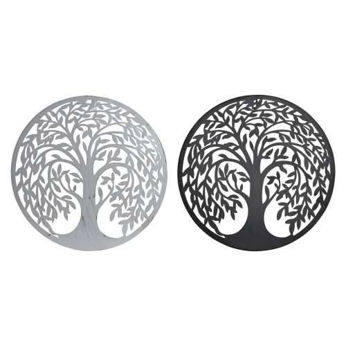Zidni Ukras DKD Home Decor drvo Metal tradicionalan (2 kom.) (40 x 1 x 40 cm) Cijena