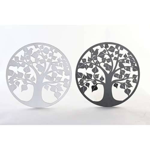 Zidni Ukras DKD Home Decor drvo Metal tradicionalan (2 kom.) (40 x 1 x 40 cm) Cijena