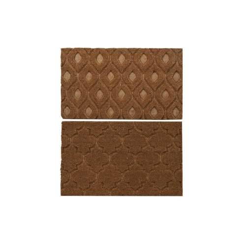 Prostirač DKD Home Decor Smeđa Guma Kokos (75 x 45 x 2,3 cm) (2 kom.) Cijena