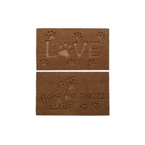 Prostirač DKD Home Decor Smeđa Guma Kokos (75 x 45 x 2,3 cm) (2 kom.) Cijena