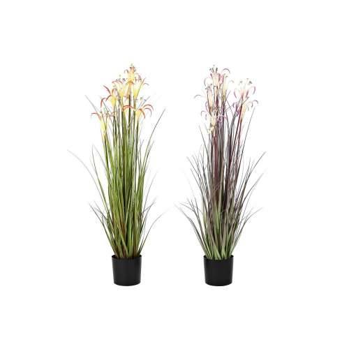 Ukrasna Biljka DKD Home Decor Metal Oranžna Bordo PVC ljiljani (25 x 25 x 88 cm) (2 kom.) Cijena