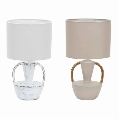 Stolna svjetiljka DKD Home Decor Keramika Poliester 50 W (20 x 20 x 35 cm) (2 kom.) Cijena