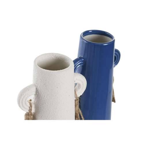 Vrč DKD Home Decor Keramika Bijela Mornarsko plava (9,5 x 7 x 20 cm) (2 kom.) Cijena