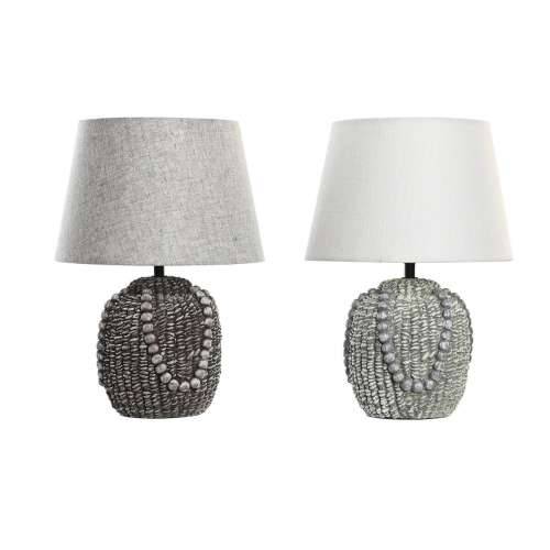 Stolna svjetiljka DKD Home Decor Crna Tkanina Poliester Zelena Gres Keramika 220 V 50 W (24 x 24 x 34 cm) (2 kom.) Cijena