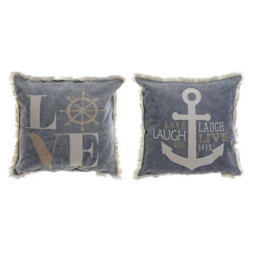 Jastuk DKD Home Decor Plava Bijela More šiške (45 x 10 x 45 cm) (2 kom.) Cijena