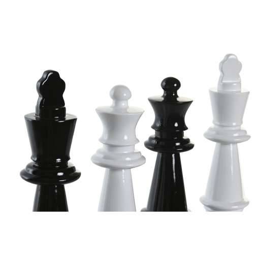 Ukrasna figura DKD Home Decor Crna Bijela Smola Figure za Šah moderan (11 x 11 x 27,5 cm) (4 kom.) Cijena