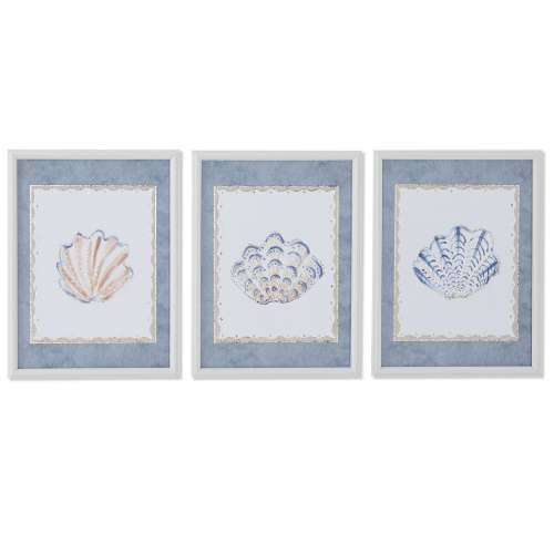 Slika Home ESPRIT Plava Krema 30 x 3 x 40 cm (3 kom.) Cijena