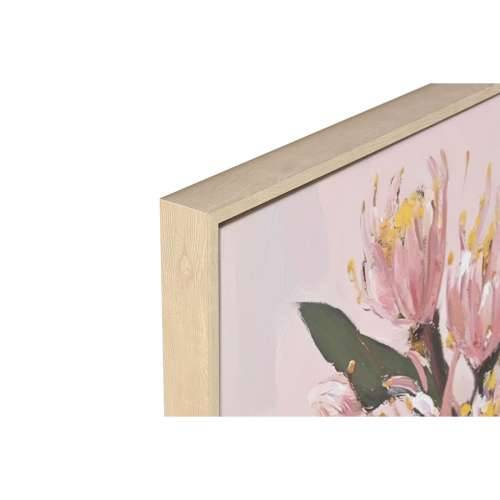 Slika Home ESPRIT Rumena Zelena Roza Shabby Chic Vaza 83 x 4,5 x 83 cm (2 kom.) Cijena