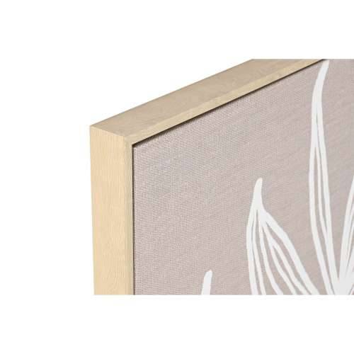 Slika Home ESPRIT Bijela Prirodno Biljni list Skandinavski 83 x 4,5 x 83 cm (2 kom.) Cijena
