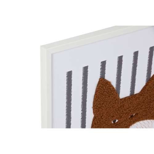 Slika Home ESPRIT Bijela Siva Children’s Životinje 40 x 1,8 x 50 cm (4 kom.) Cijena