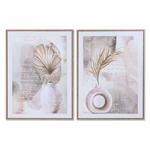 Slika Home ESPRIT Bijela Siva Vrč Skandinavski 45 x 2,5 x 60 cm (2 kom.) Cijena