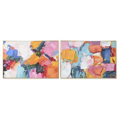 Slika Home ESPRIT Apstraktno gradski 122,5 x 3,5 x 82,5 cm (2 kom.) Cijena