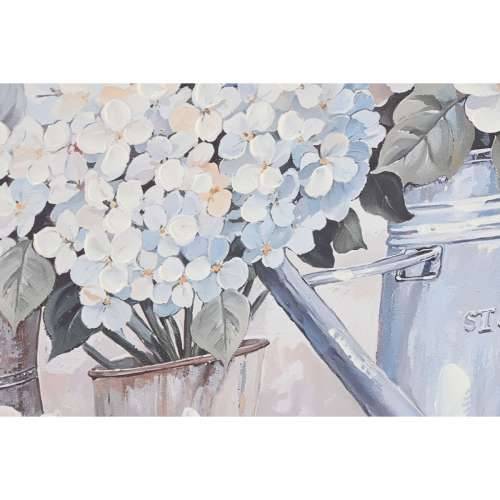 Slika Home ESPRIT Plava Siva Shabby Chic Hortenzija 60 x 3 x 60 cm (2 kom.) Cijena