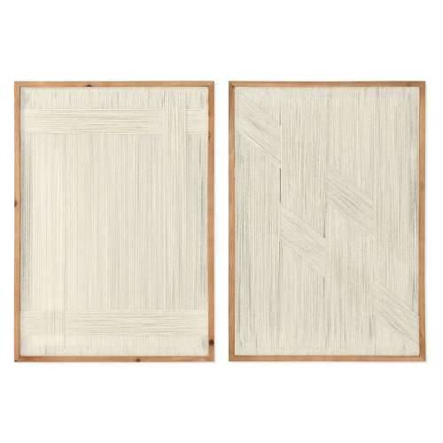 Slika Home ESPRIT Bijela Prirodno gradski 50 x 2,5 x 70 cm (2 kom.) Cijena
