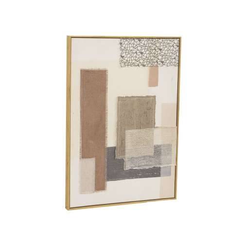 Slika Home ESPRIT Smeđa Bež Apstraktno gradski 50 x 3 x 70 cm (2 kom.) Cijena