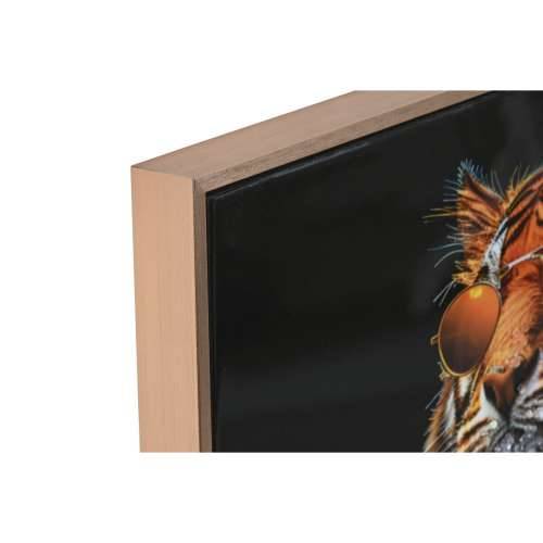Slika Home ESPRIT Crna Turkizno Tigar Lakirano 60 x 3,5 x 60 cm (2 kom.) Cijena