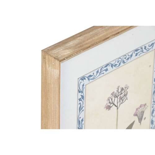 Slika Home ESPRIT Shabby Chic Botaničke biljke 40 x 2,5 x 50 cm (4 kom.) Cijena